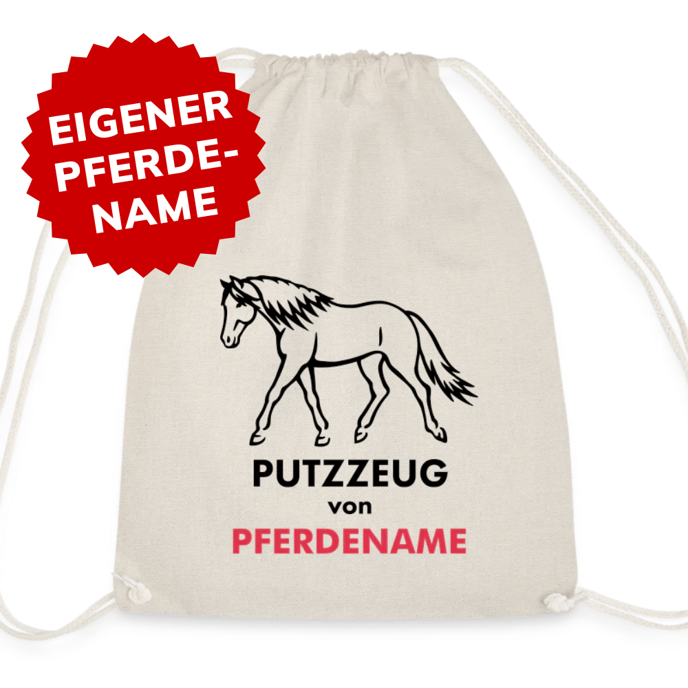 "Putzzeug von PFERDENAME" Araber - mit eigenem Pferdenamen personalisierbar