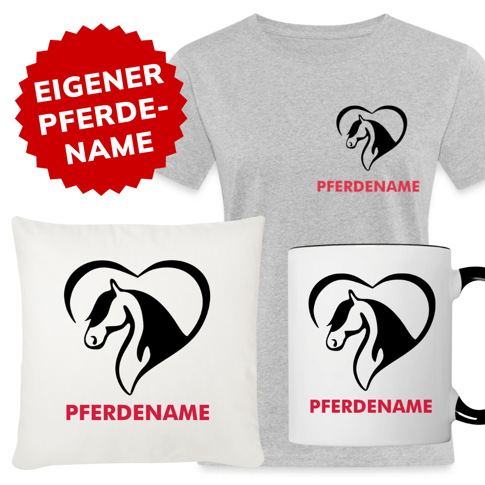 Pferdeherz mit eigenem Pferdenamen personalisierbar