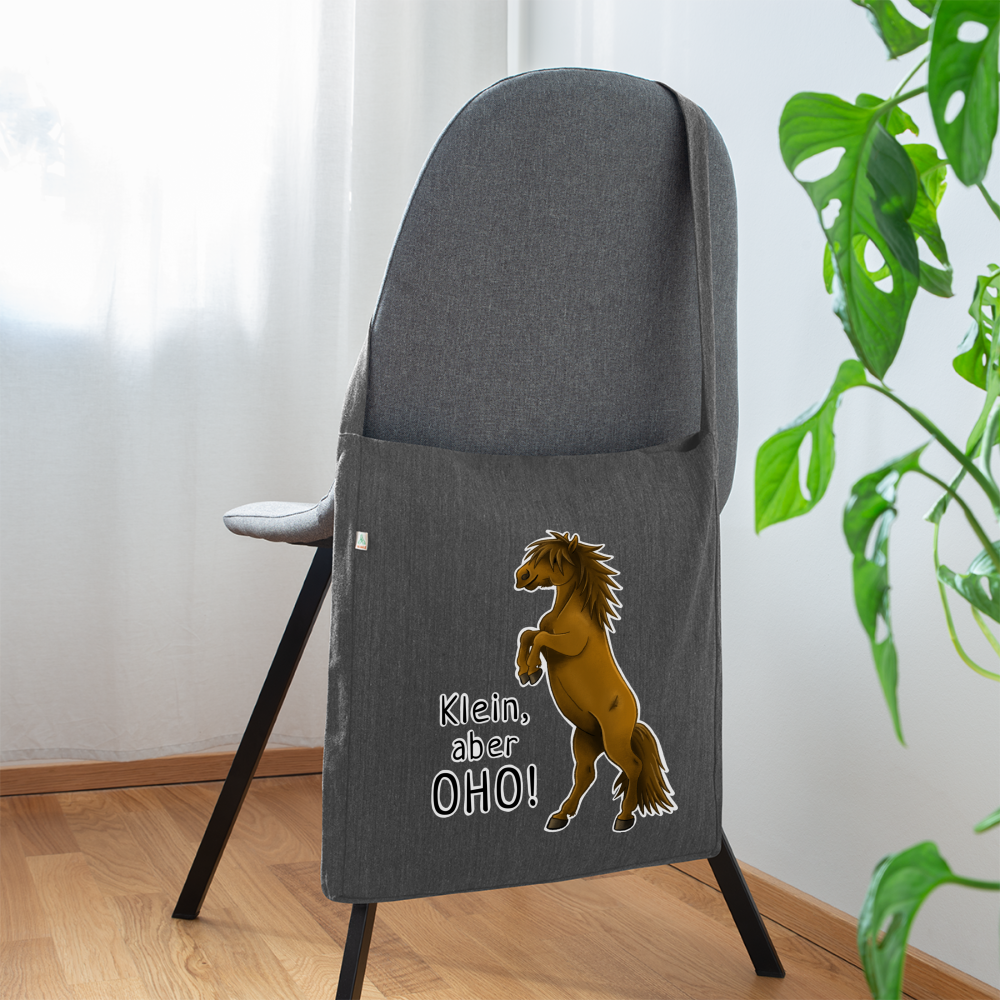 "Oho!" llustrations-Stil - Schultertasche - Dunkelgrau meliert