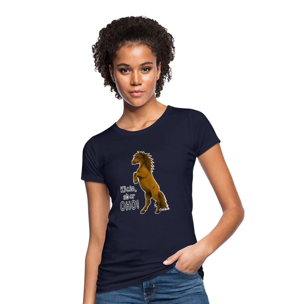 "Oho!" llustrations-Stil - Frauen Bio-T-Shirt - Navy