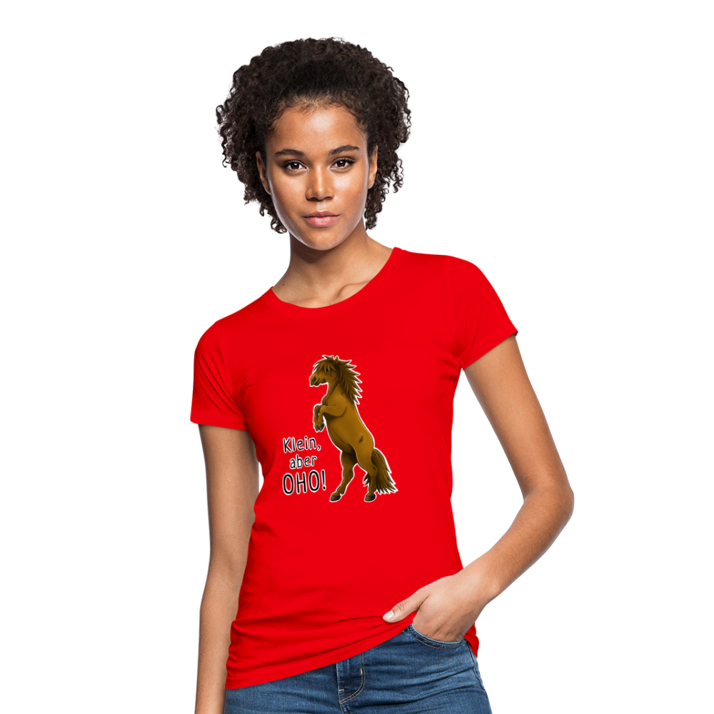 "Oho!" llustrations-Stil - Frauen Bio-T-Shirt - Rot