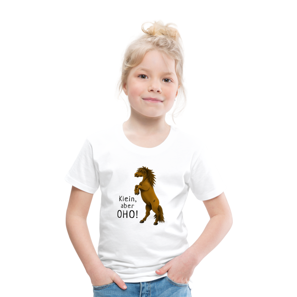 "Oho!" llustrations-Stil - Kinder T-Shirt - weiß