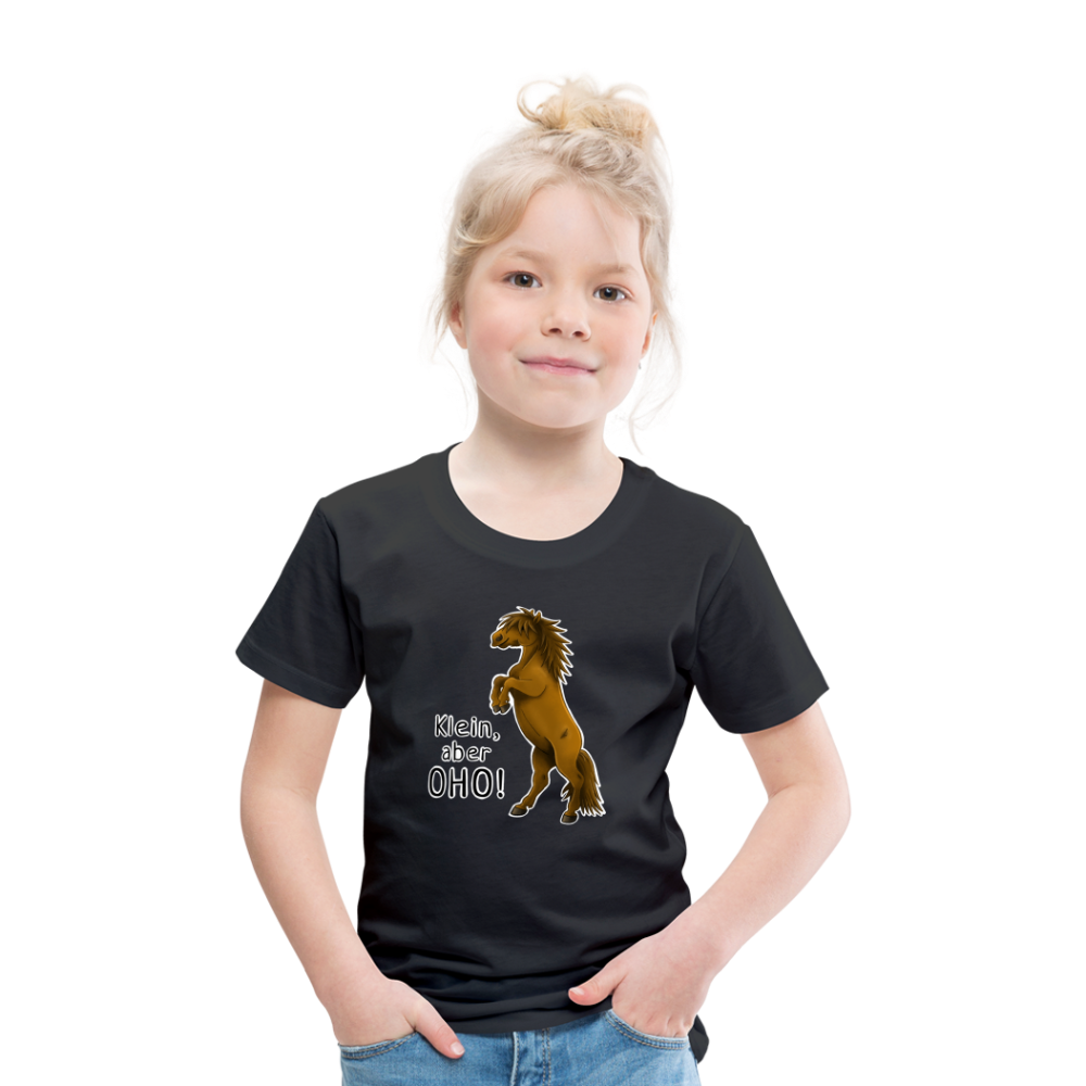 "Oho!" llustrations-Stil - Kinder T-Shirt - Schwarz
