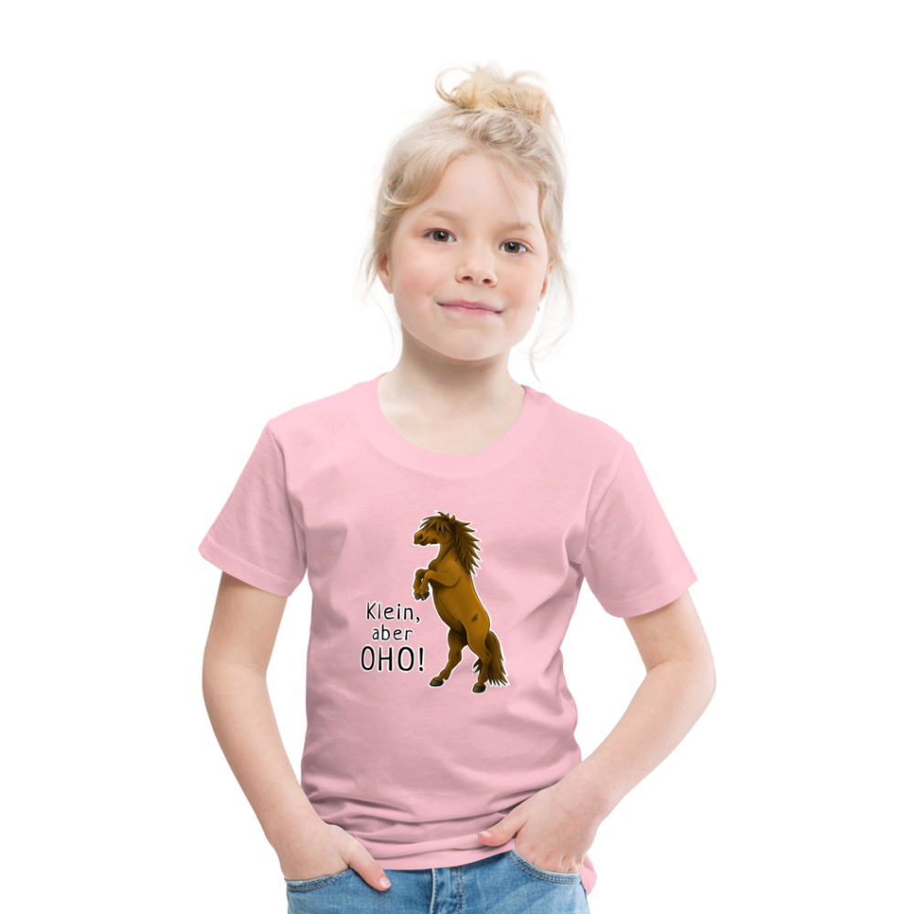 "Oho!" llustrations-Stil - Kinder T-Shirt - Hellrosa