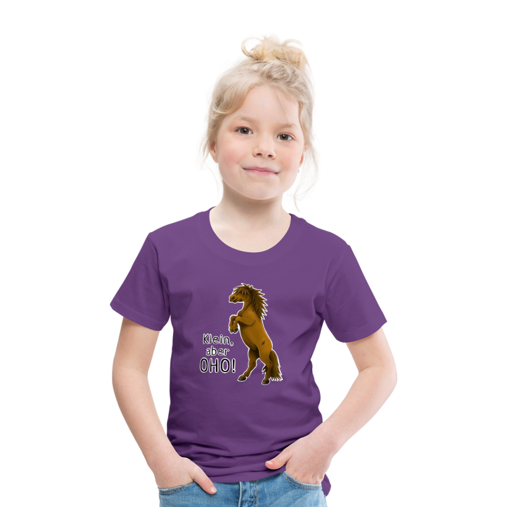 "Oho!" llustrations-Stil - Kinder T-Shirt - Lila