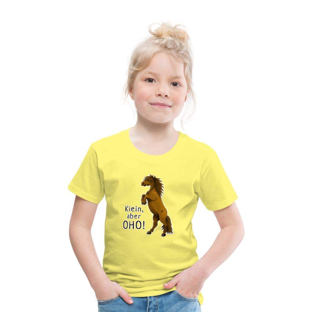 "Oho!" llustrations-Stil - Kinder T-Shirt - Gelb