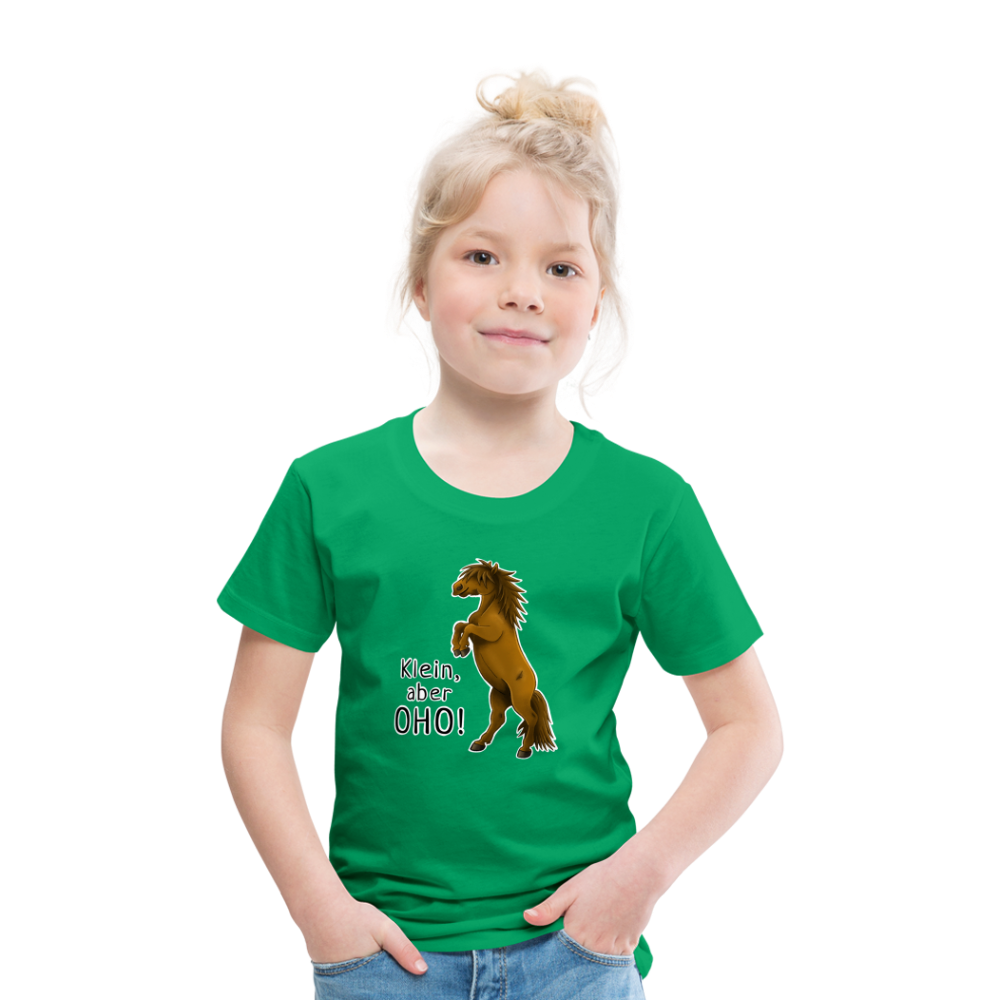 "Oho!" llustrations-Stil - Kinder T-Shirt - Kelly Green