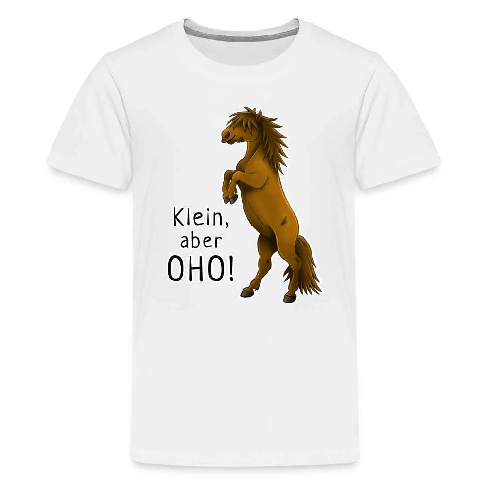 "Oho!" llustrations-Stil - Teenager T-Shirt - weiß