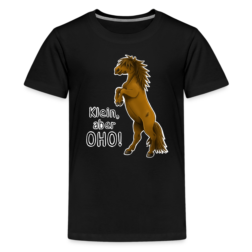 "Oho!" llustrations-Stil - Teenager T-Shirt - Schwarz