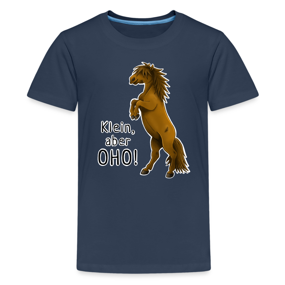 "Oho!" llustrations-Stil - Teenager T-Shirt - Navy