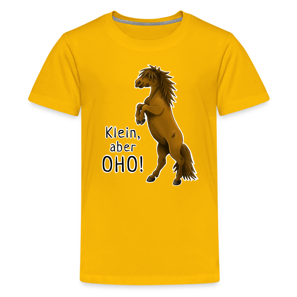 "Oho!" llustrations-Stil - Teenager T-Shirt - Sonnengelb