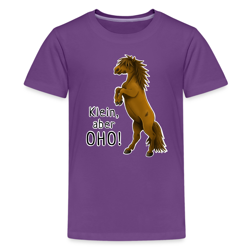 "Oho!" llustrations-Stil - Teenager T-Shirt - Lila