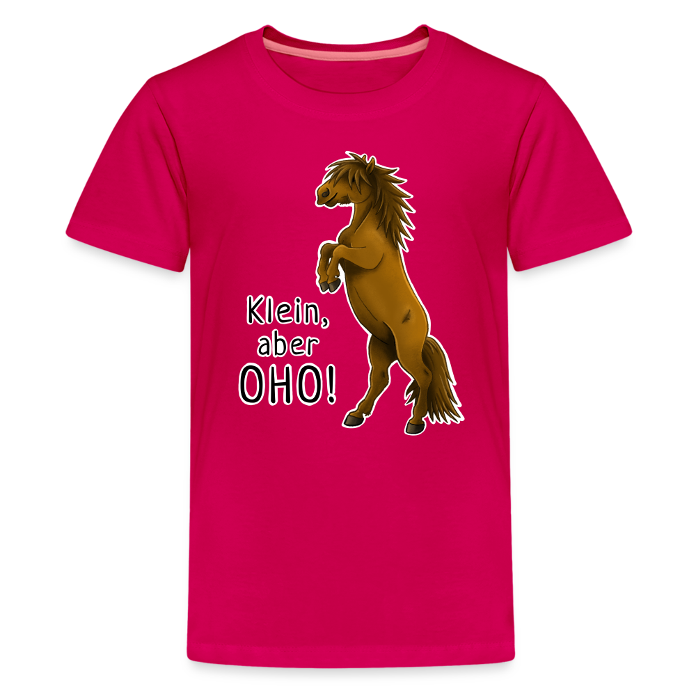 "Oho!" llustrations-Stil - Teenager T-Shirt - dunkles Pink