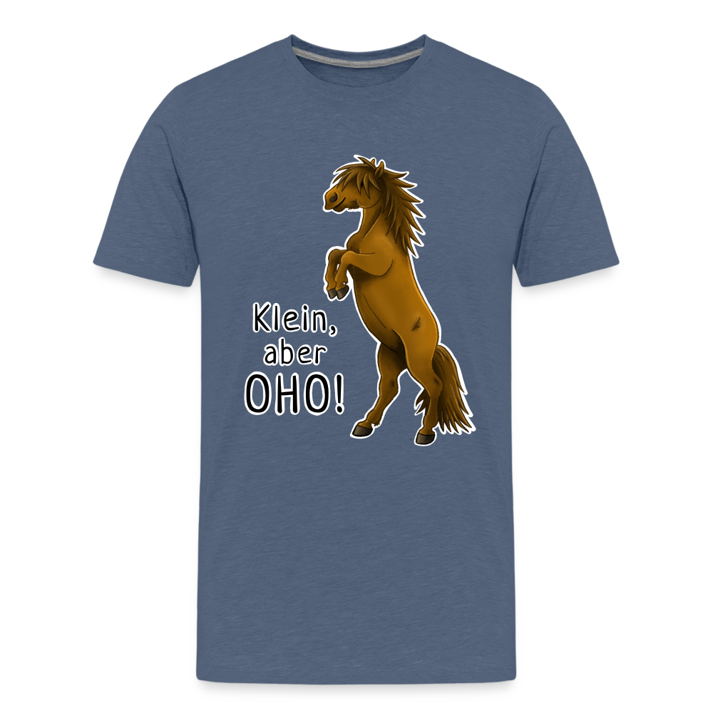 "Oho!" llustrations-Stil - Teenager T-Shirt - Blau meliert