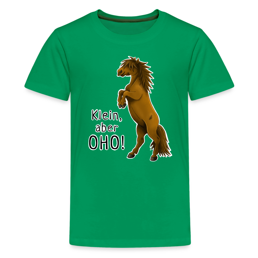 "Oho!" llustrations-Stil - Teenager T-Shirt - Kelly Green