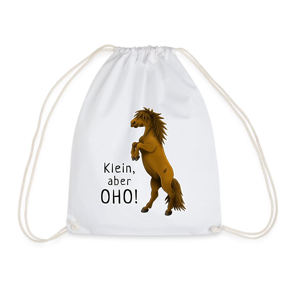 "Oho!" llustrations-Stil - Stallbeutel - weiß