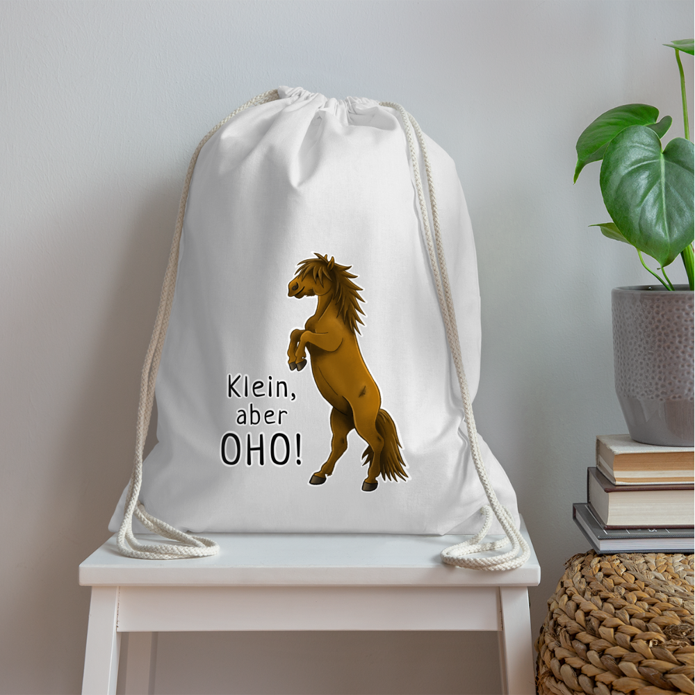 "Oho!" llustrations-Stil - Stallbeutel - weiß