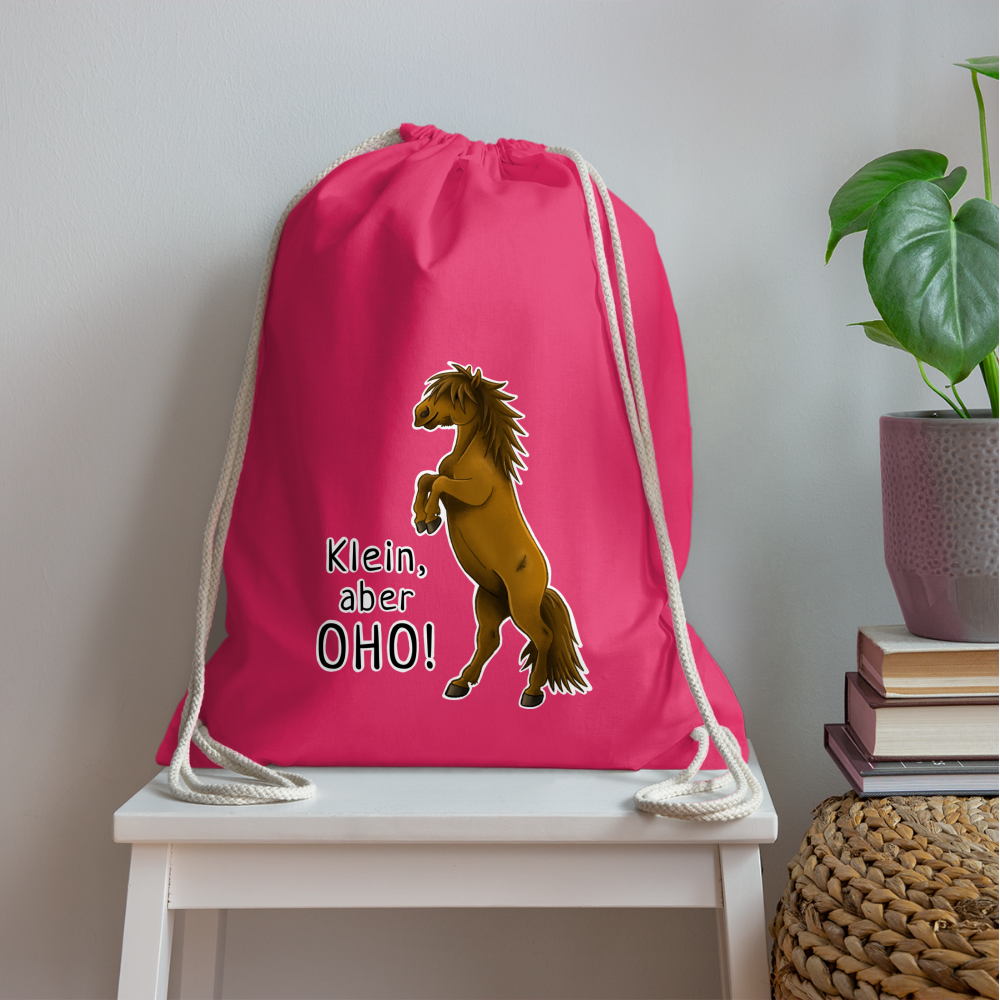 "Oho!" llustrations-Stil - Stallbeutel - Fuchsia