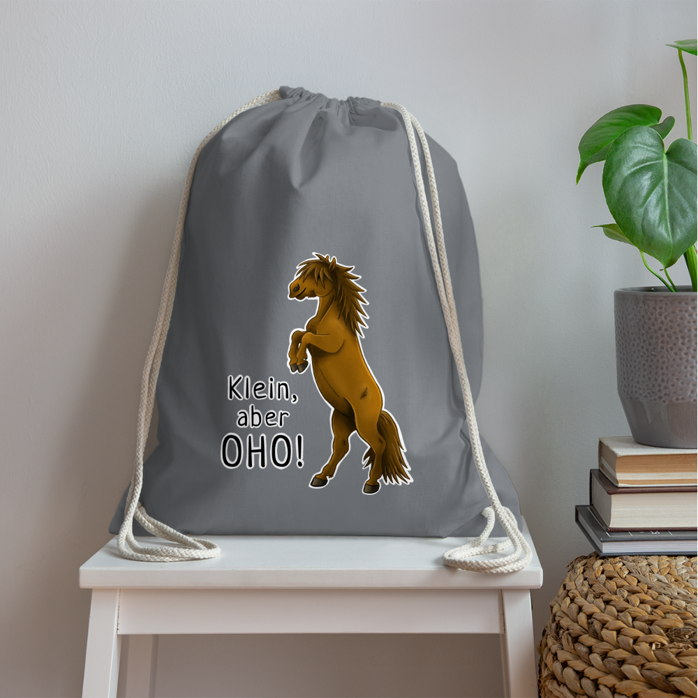 "Oho!" llustrations-Stil - Stallbeutel - Grau