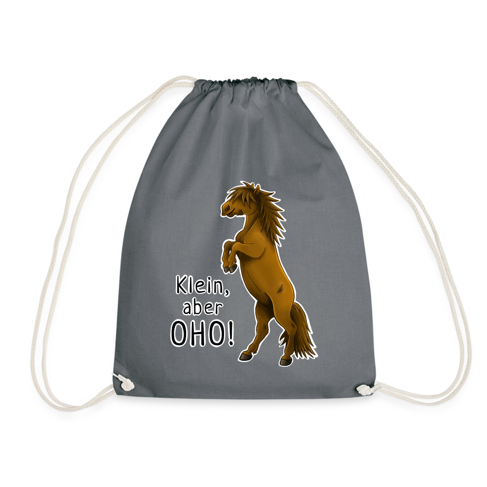 "Oho!" llustrations-Stil - Stallbeutel - Grau