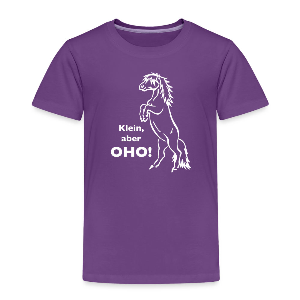 "Oho!" Grafik-Stil - Kinder T-Shirt - Lila