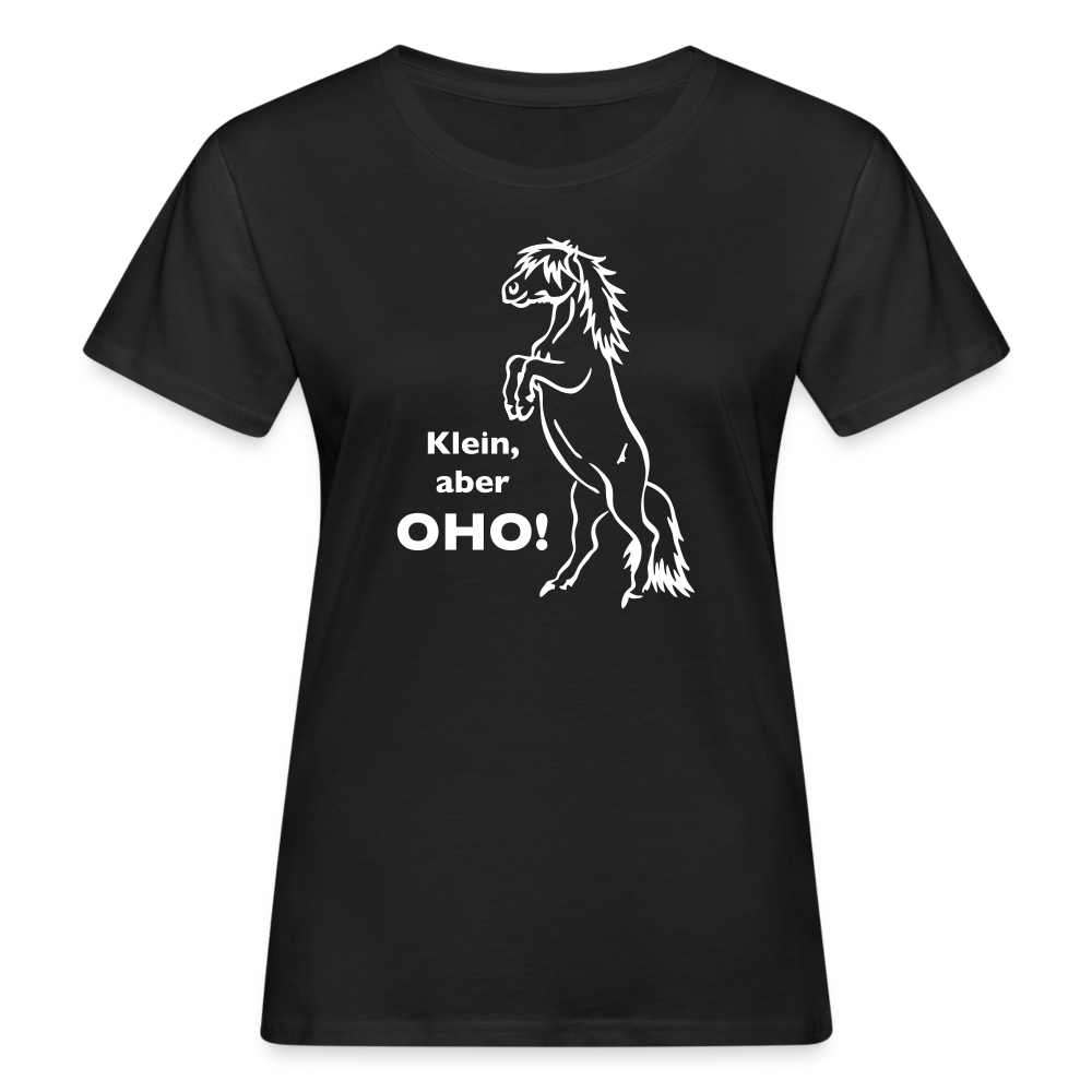 "Oho!" Grafik-Stil - Frauen Bio-T-Shirt - Schwarz