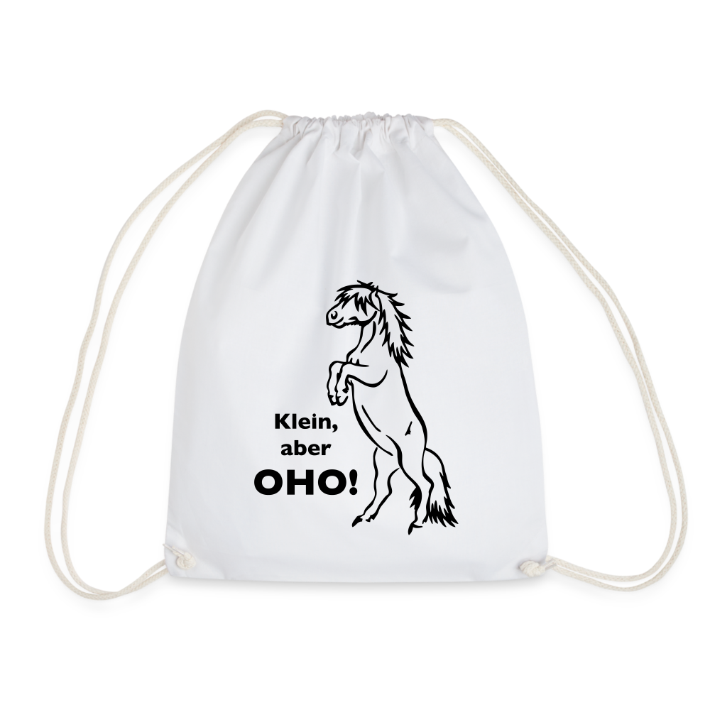 "Oho!" Grafik-Stil - Stallbeutel - weiß