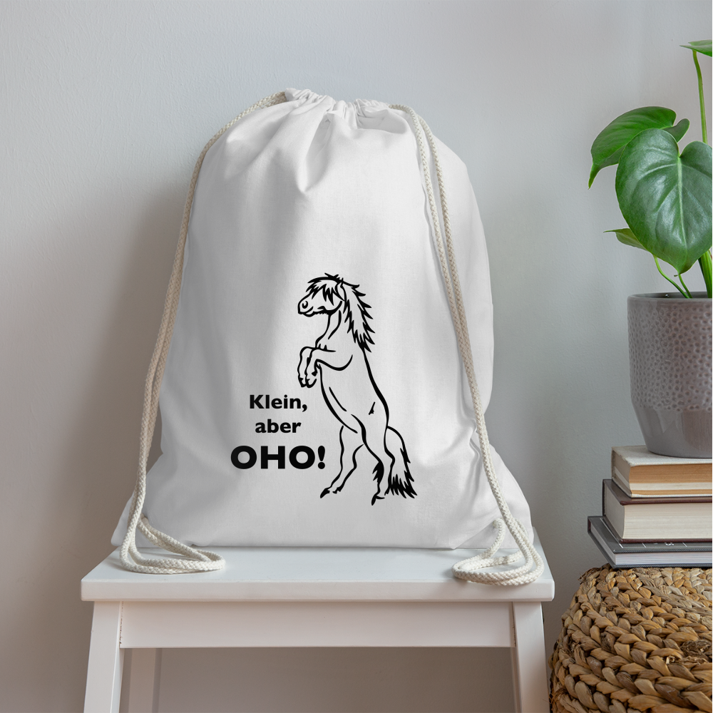 "Oho!" Grafik-Stil - Stallbeutel - weiß