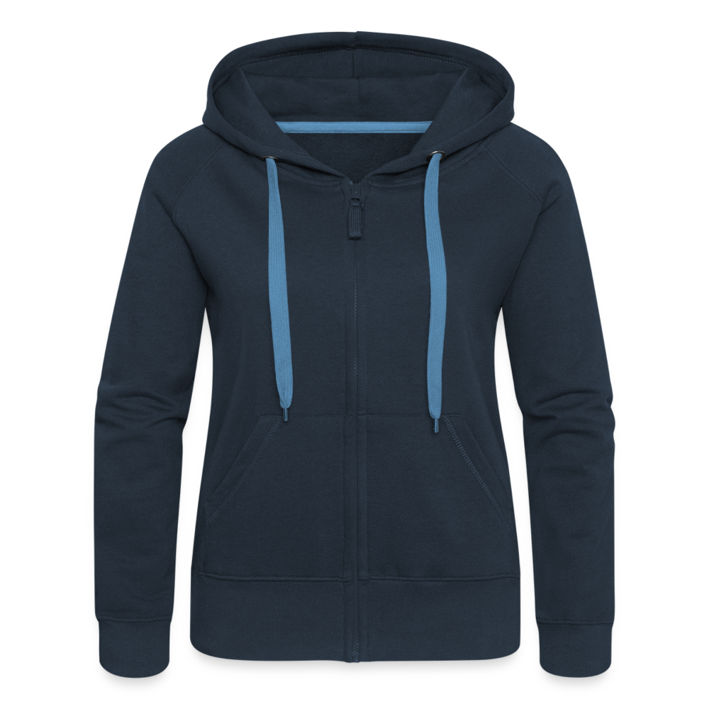 "Cookieverwendung" Grafik-Stil - Frauen Kapuzenjacke - Navy