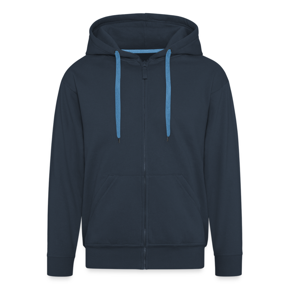 "Cookieverwendung" Grafik-Stil - Männer/Unisex Kapuzenjacke - Navy