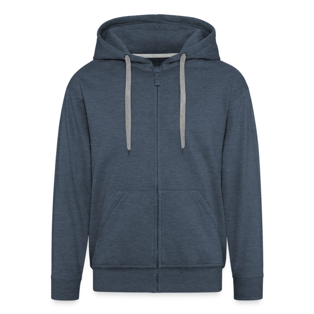 "Cookieverwendung" Grafik-Stil - Männer/Unisex Kapuzenjacke - Jeansblau