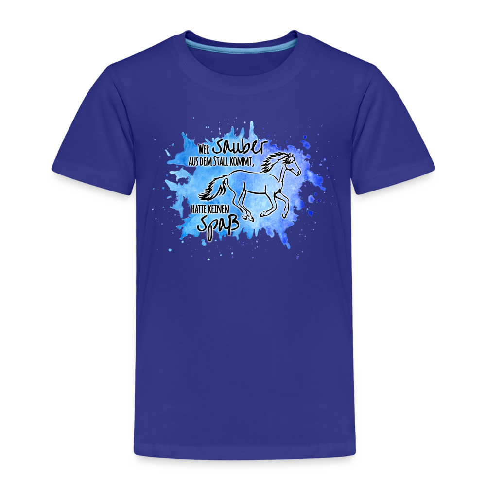"Dreckspatz" Aquarell-Stil - Kinder T-Shirt - Königsblau
