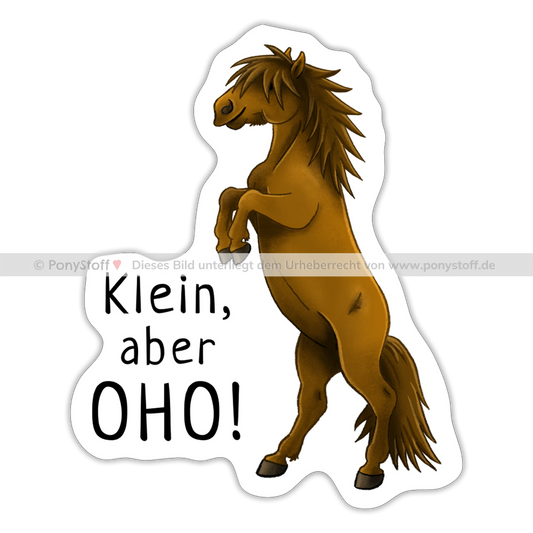 "Oho!" llustrations-Stil - Sticker - Mattweiß