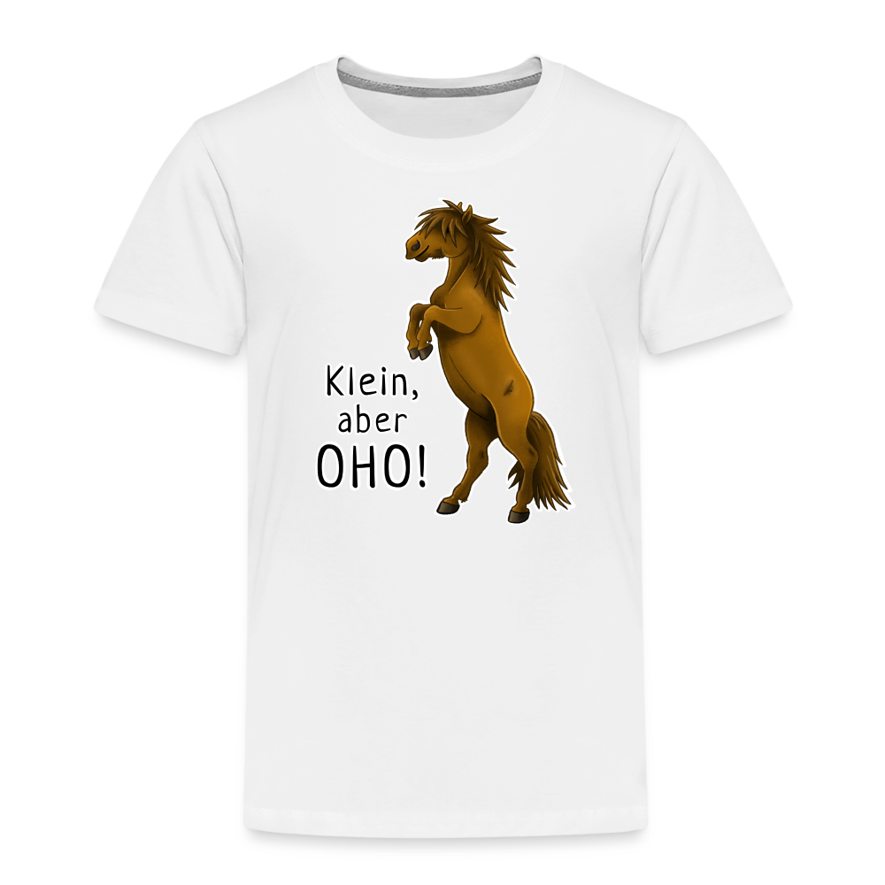 "Oho!" llustrations-Stil - Kinder T-Shirt - weiß