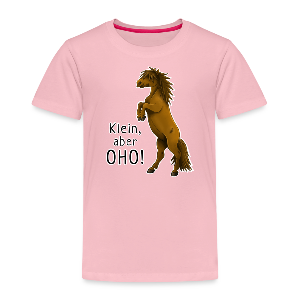 "Oho!" llustrations-Stil - Kinder T-Shirt - Hellrosa