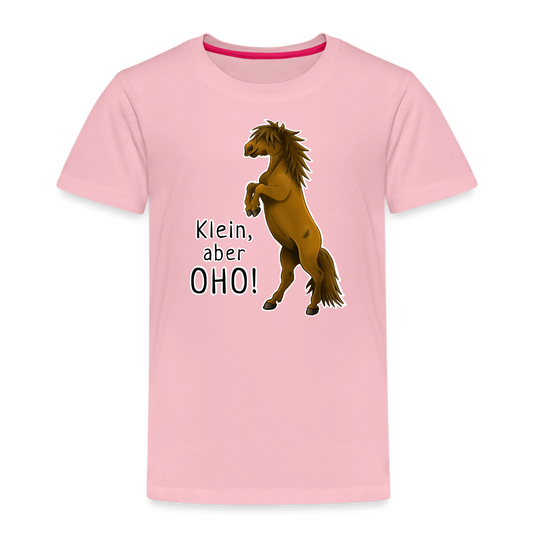 "Oho!" llustrations-Stil - Kinder T-Shirt - Hellrosa