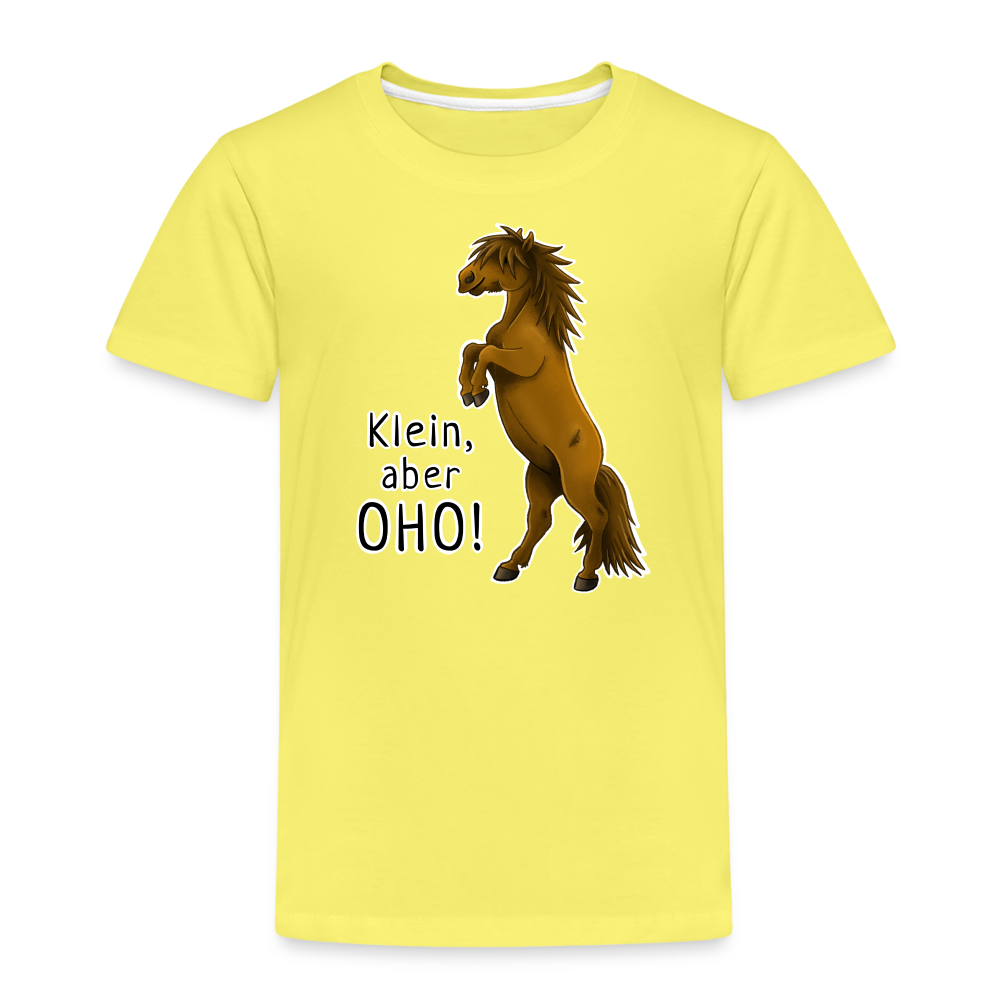 "Oho!" llustrations-Stil - Kinder T-Shirt - Gelb