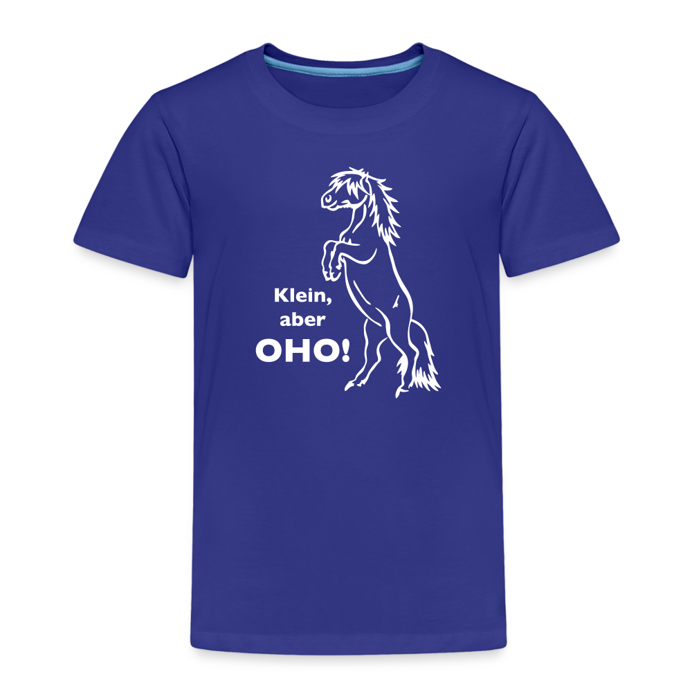 "Oho!" Grafik-Stil - Kinder T-Shirt - Königsblau