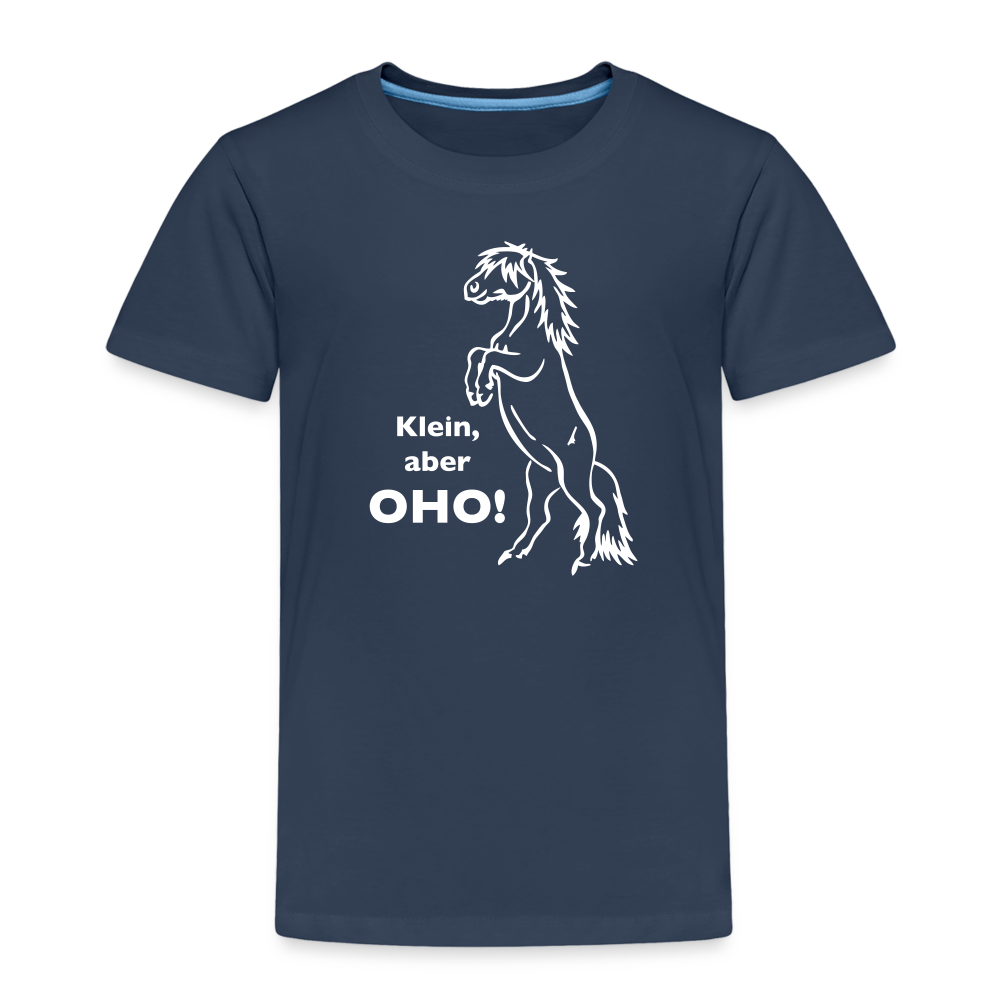 "Oho!" Grafik-Stil - Kinder T-Shirt - Navy