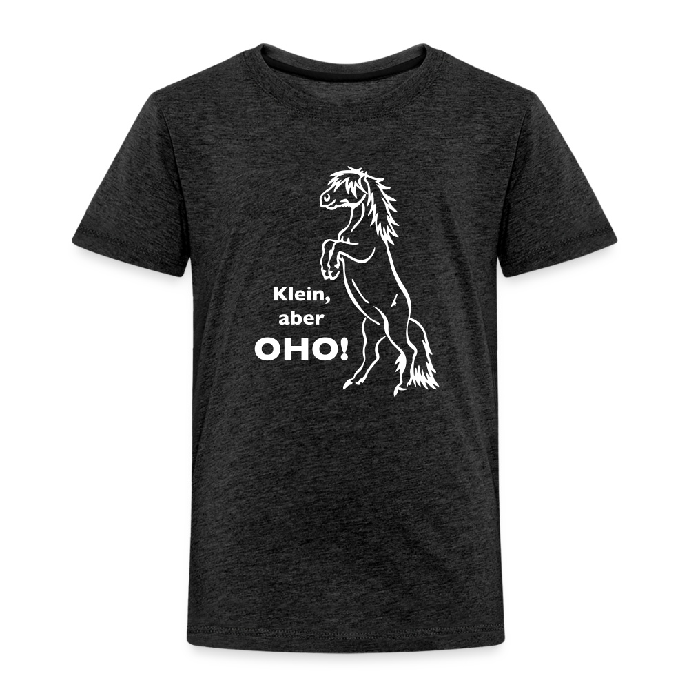 "Oho!" Grafik-Stil - Kinder T-Shirt - Anthrazit