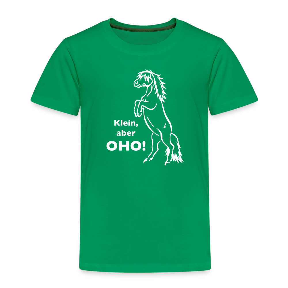 "Oho!" Grafik-Stil - Kinder T-Shirt - Kelly Green