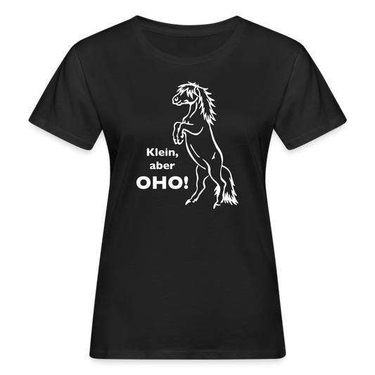 "Oho!" Grafik-Stil - Frauen Bio-T-Shirt - Schwarz