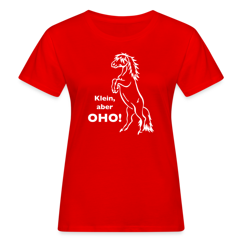 "Oho!" Grafik-Stil - Frauen Bio-T-Shirt - Rot