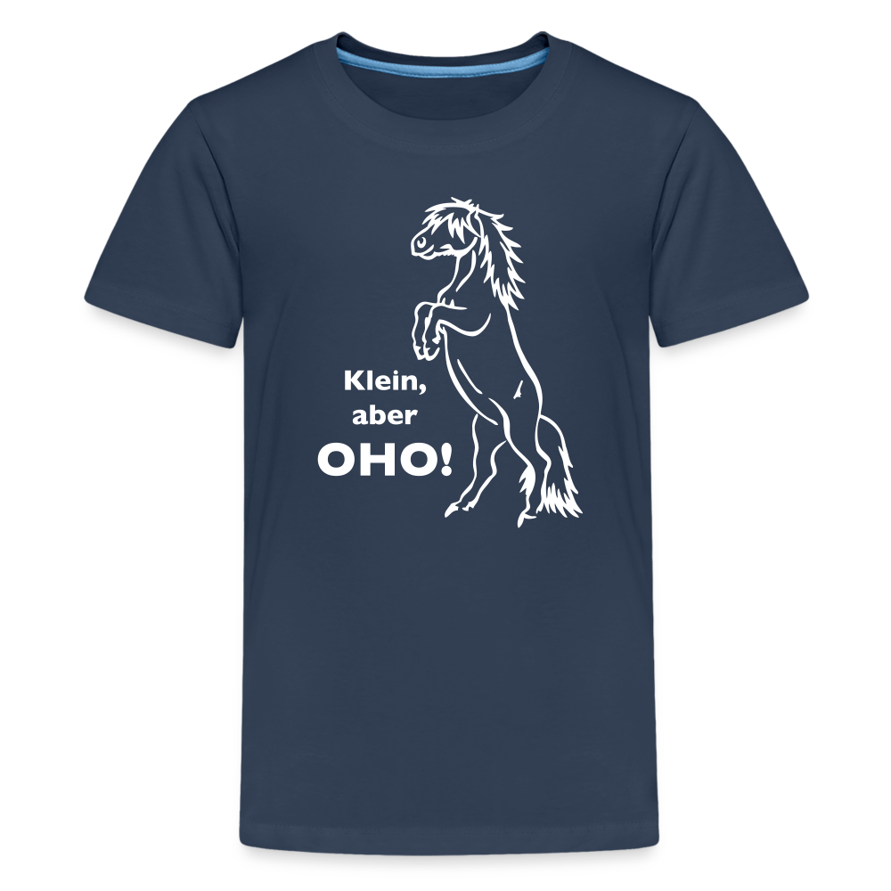 "Oho!" Grafik-Stil - Teenager T-Shirt - Navy