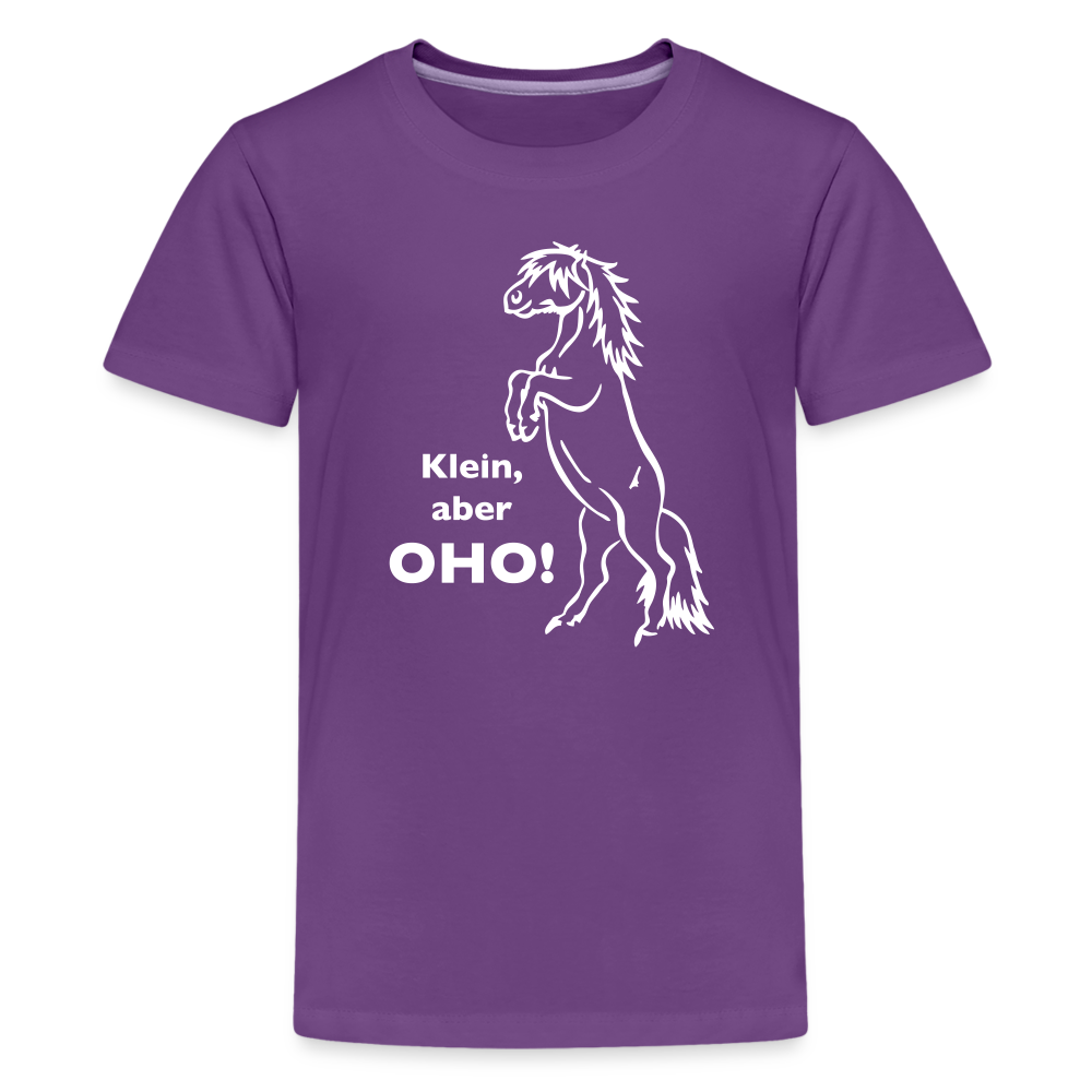 "Oho!" Grafik-Stil - Teenager T-Shirt - Lila