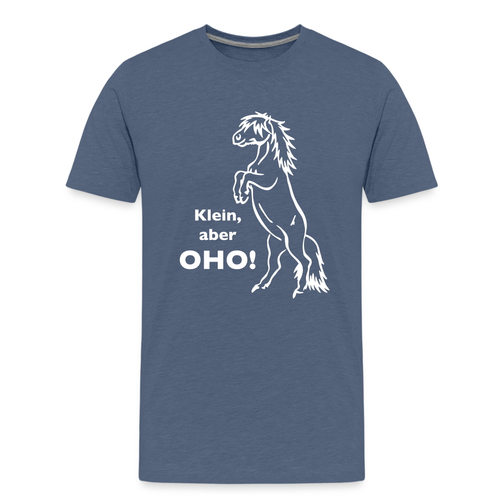"Oho!" Grafik-Stil - Teenager T-Shirt - Blau meliert
