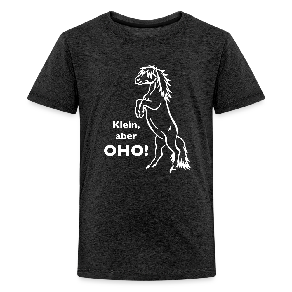 "Oho!" Grafik-Stil - Teenager T-Shirt - Anthrazit