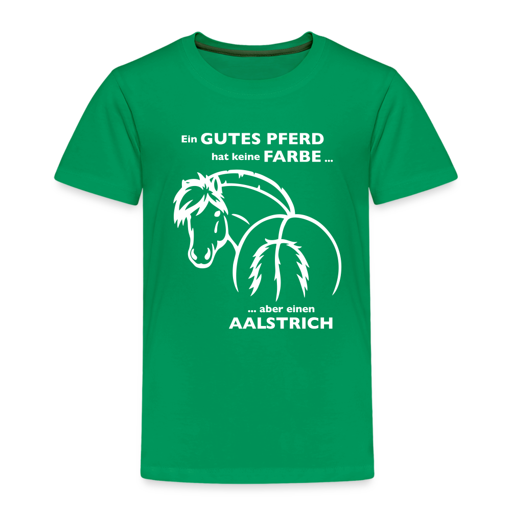 "Aalstrich" Grafik-Stil - Kinder T-Shirt - Kelly Green