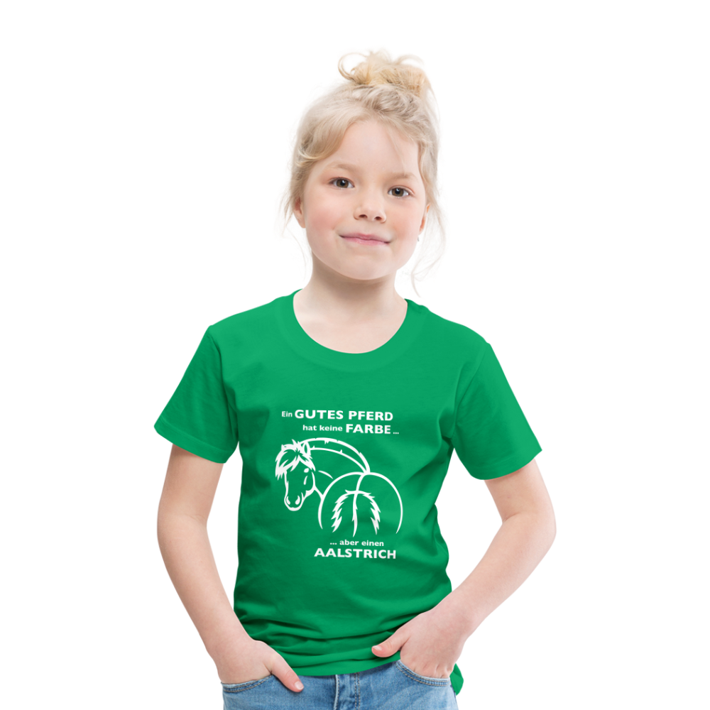"Aalstrich" Grafik-Stil - Kinder T-Shirt - Kelly Green
